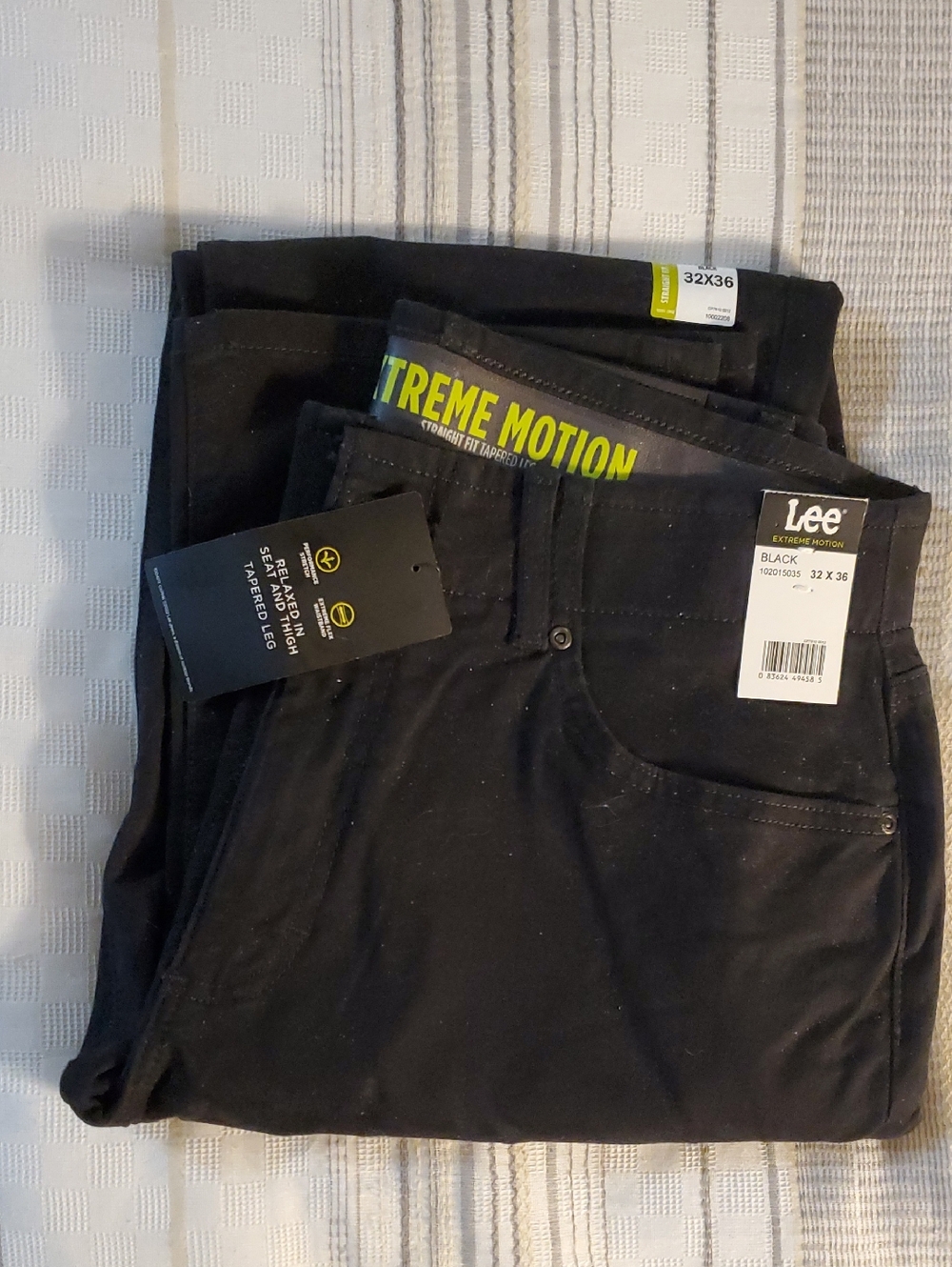 Lee Black Straight Men's Jeans